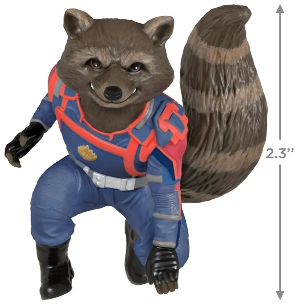 Hallmark 2023 Marvel Studios Guardians of The Galaxy VOL 3 Rocket Ornament